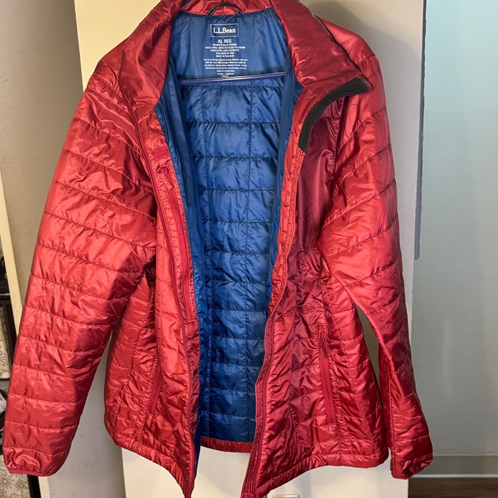 L.L. Bean Blue and Red Women's Jacket - Picture 6 of 6